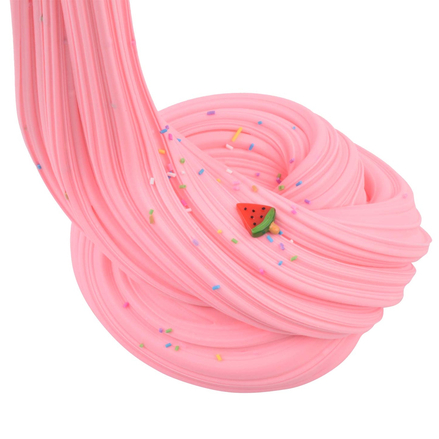 Keemanman Pink Watermelon Butter Slime, Diy Slime Supplies Kit For Girls And Boys, Stress Relief Toy Scented Slime Toy For Kids