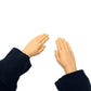 Munnygrubbers - 1 Pair Tiny Hands With Sticks - Mini Little Hand Stick Puppet - Halloween Costume - Strong Hand Prop - Scary Movies - Novelty Toy Gift - Tiktok Famous - (Normal 1X Set)