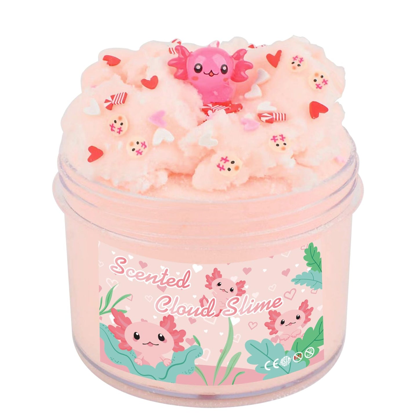 Axolotl Cloud Slime  enhanced DIY Scented Slime for Boys Girls  Party Favors for Kids 8-12  Girls Toys 4-8 Years Old  Slimes Kit for Kids Ages 8-12  Relief Fidget Toy  Sensory Toy