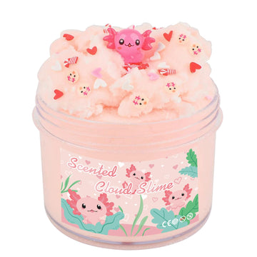 Axolotl Cloud Slime  enhanced DIY Scented Slime for Boys Girls  Party Favors for Kids 8-12  Girls Toys 4-8 Years Old  Slimes Kit for Kids Ages 8-12  Relief Fidget Toy  Sensory Toy