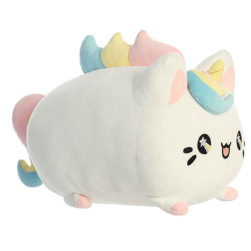 Aurora® Enchanting Tasty Peach® Unicorn Meowchi Stuffed Animal - Bright & Colorful Design - Showpiece Plush - Multicolor 15 Inches