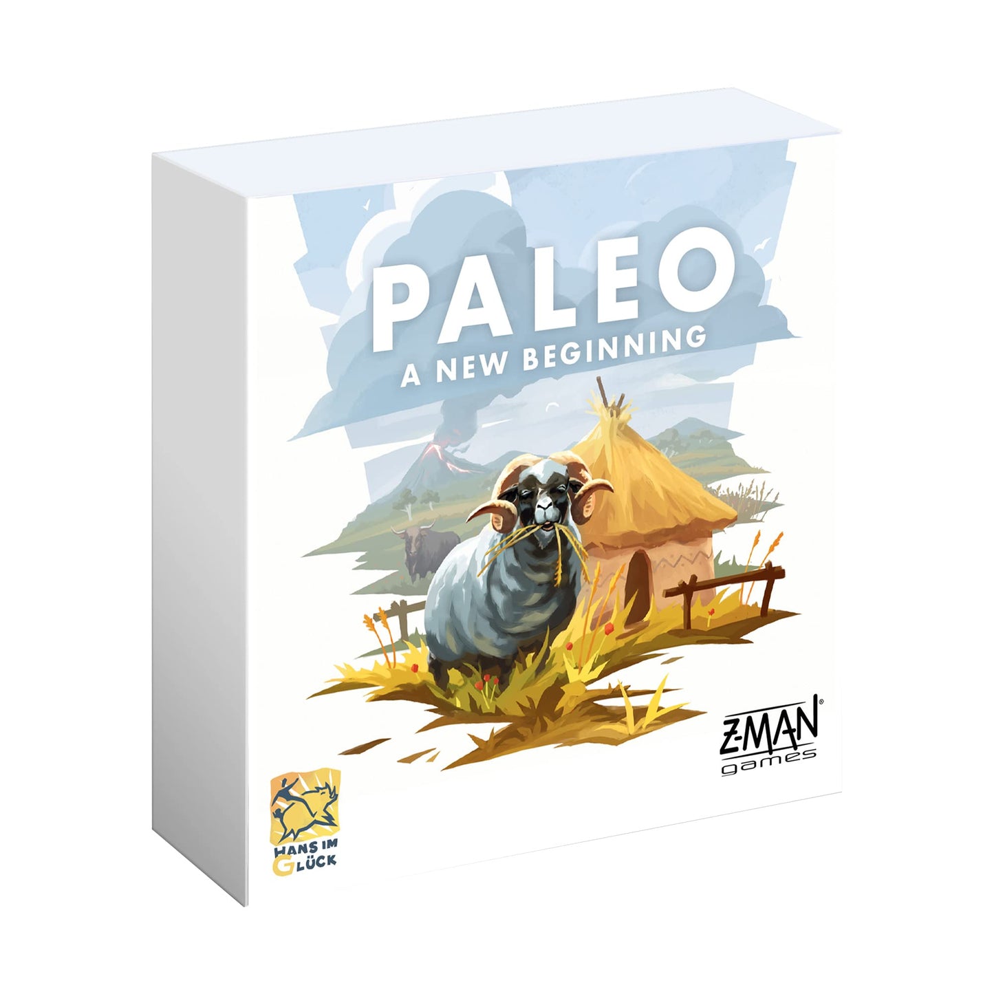 Z-Man Games Paleo A New Beginning Board Game Expansion - Cooperative Strategy for 2-4 Players, Ages 10+, Multicolor, Model ZMZH009