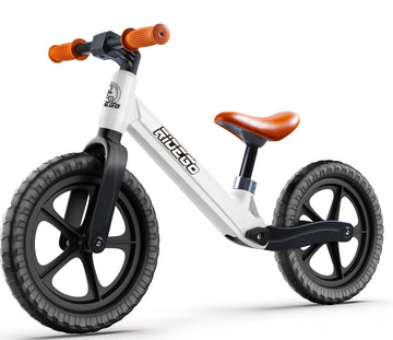 Ridego Toddler Balance Bike 2 Year Old,12Inch Lightweight Kids Bike with Inflatable Rubber Tires, Ride-on Toys for 2-5 Year Old
