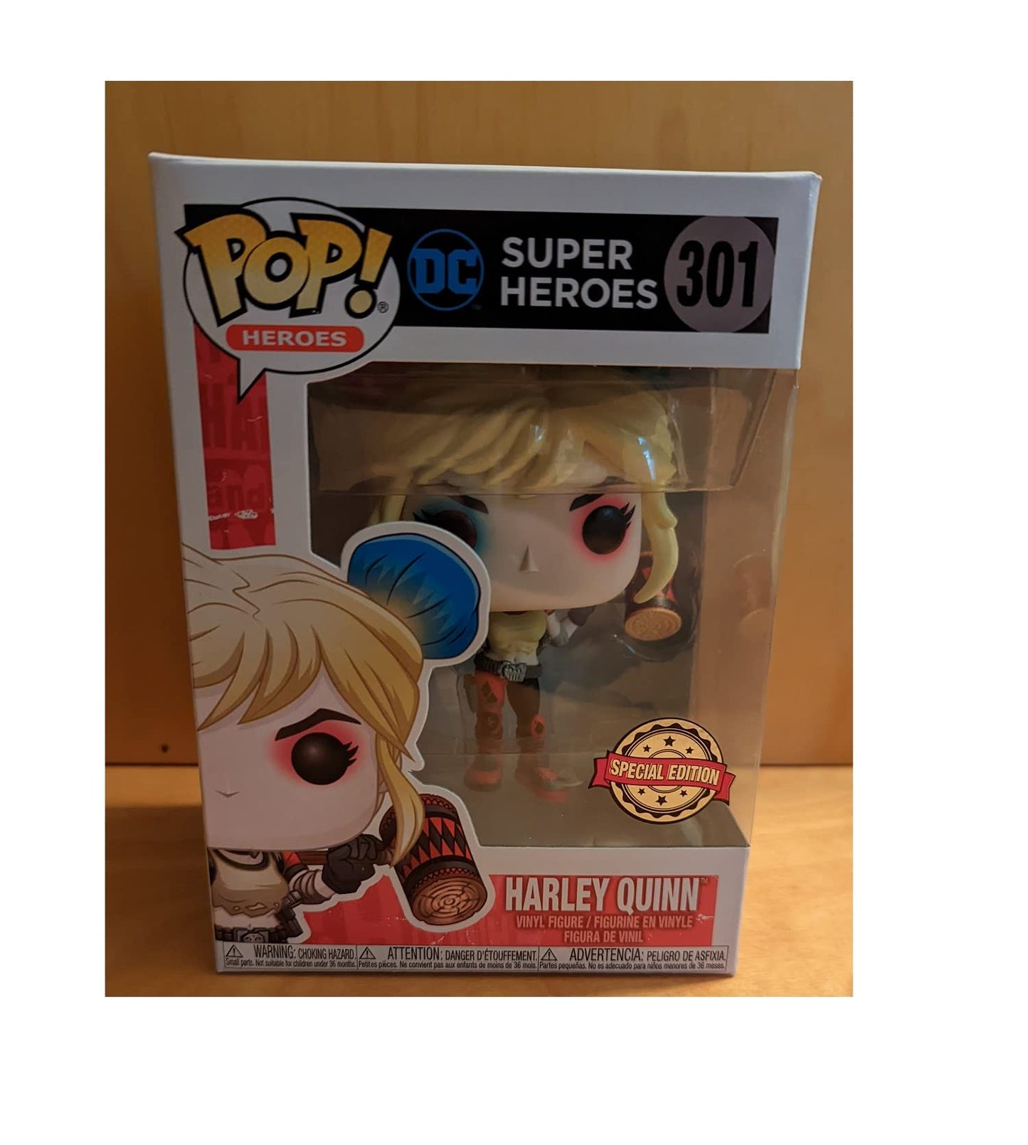 Funko Pop! Dc Rebirth Suicide Squad 4 Harley Quinn With Mallet Exclusive Figure 301, 3.75 ''