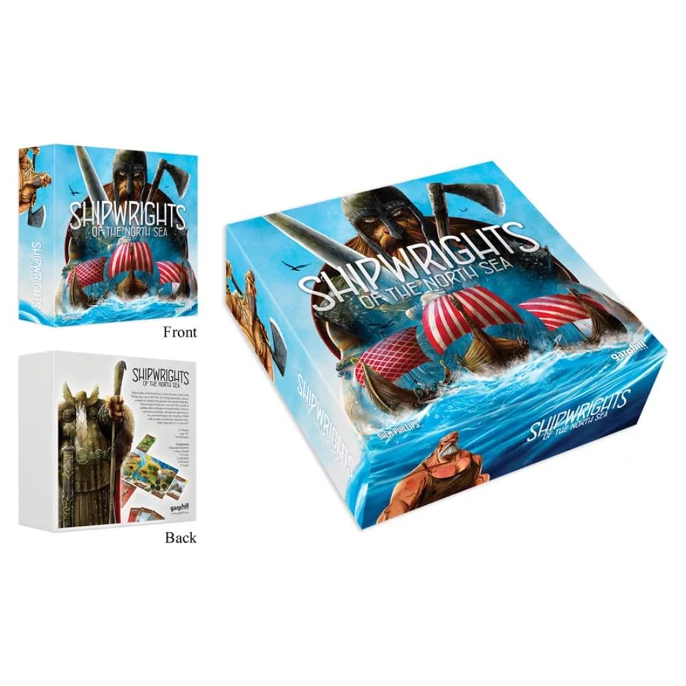 Renegade Game Studios Shipwrights Of The North Sea, Part Of The North Sea Trilogy, 2-5 Players, Ages 10+, Viking Strategy Board Game