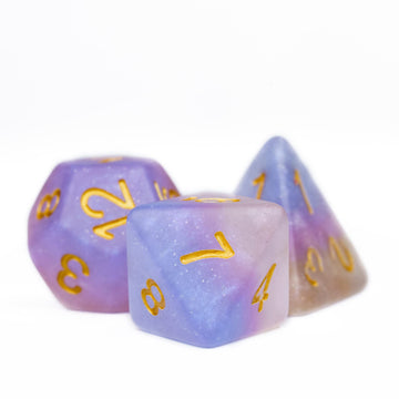 HDdais 7PCS 3 Colors DND Dice Polyhedral Dice Set Glitter D&D Dice for Dungeons and Dragons Role Playing MTG and Other Tabletop