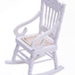 Succuna Dollhouse Miniature Chairs 1 12 Scale Dollhouse Furniture White Red Wooden Rocketing Dining Chairs For Doll House Living