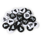 Andux Chess Backgammon Pieces Plastic Only Pawns Pieces XQZ-04 (Chess Pieces)