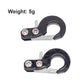 Lafeina Rc Crawler Winch Hooks, Metal Trailer Tow Hook For 1/10 Rc Car Scx10 Tamiya Cc01 D90 D110 Tf2 Trx4 Accessories (Black)