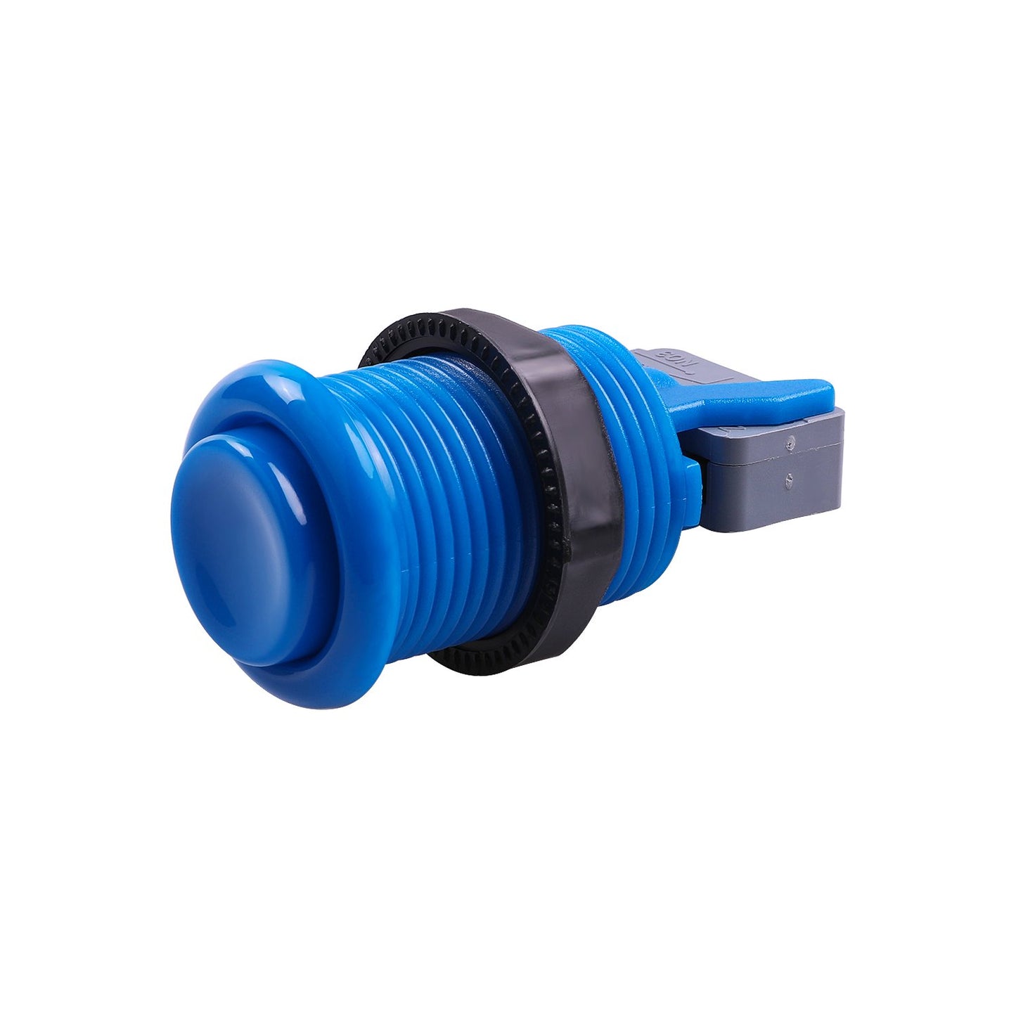 Easyget Arcade Push Button Set - 6 Piece HAPP Type, 30MM, Blue, Plastic, Model EA-MS-BUT-01 for Mame/Jamma Video Games