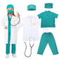 Acecharming Kids Doctor Costume, Child Role Play Costumes Unisex Doctor Fancy Dress Costume Doctor Scrubs For Kids Doctor And Nu