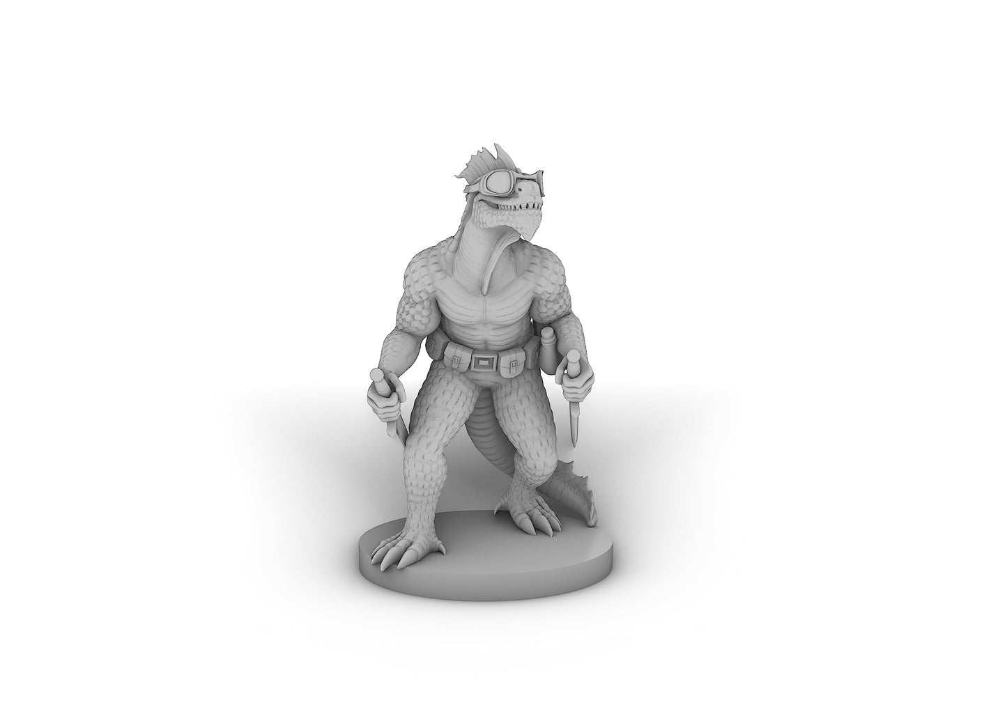 Lizardfolk Rogue Tabletop Dnd Gaming Miniature