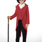 Halloween Kid Boys Medieval Wily Wonk Renaissance Steampunk Outfit Pirate Vintage Frock Coat Red 6 Years
