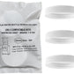 SANITRO Threaded Screw-On Caps for 3 & 5 Gallon Water Bottles, 53mm, White, Glass, 3 Pack