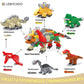 Lebocado Mini Building Block Sets, 12Pcs Dinosaur Toys Building Blocks, 6 In 1 Stem Toys Eggs Building Sets, Party Favors For Ki
