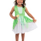 Little Adventures Lily Pad Twirl Dress - Machine Washable Child Pretend Play And Party Dress With No Glitter (Child Size 8)