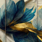 Tulip N Turtle Blue Petals Set Of Three Framed Pbn Kits. Diy Acrylic Paint By Number Kit For Adults Beginner Canvas Painting By 