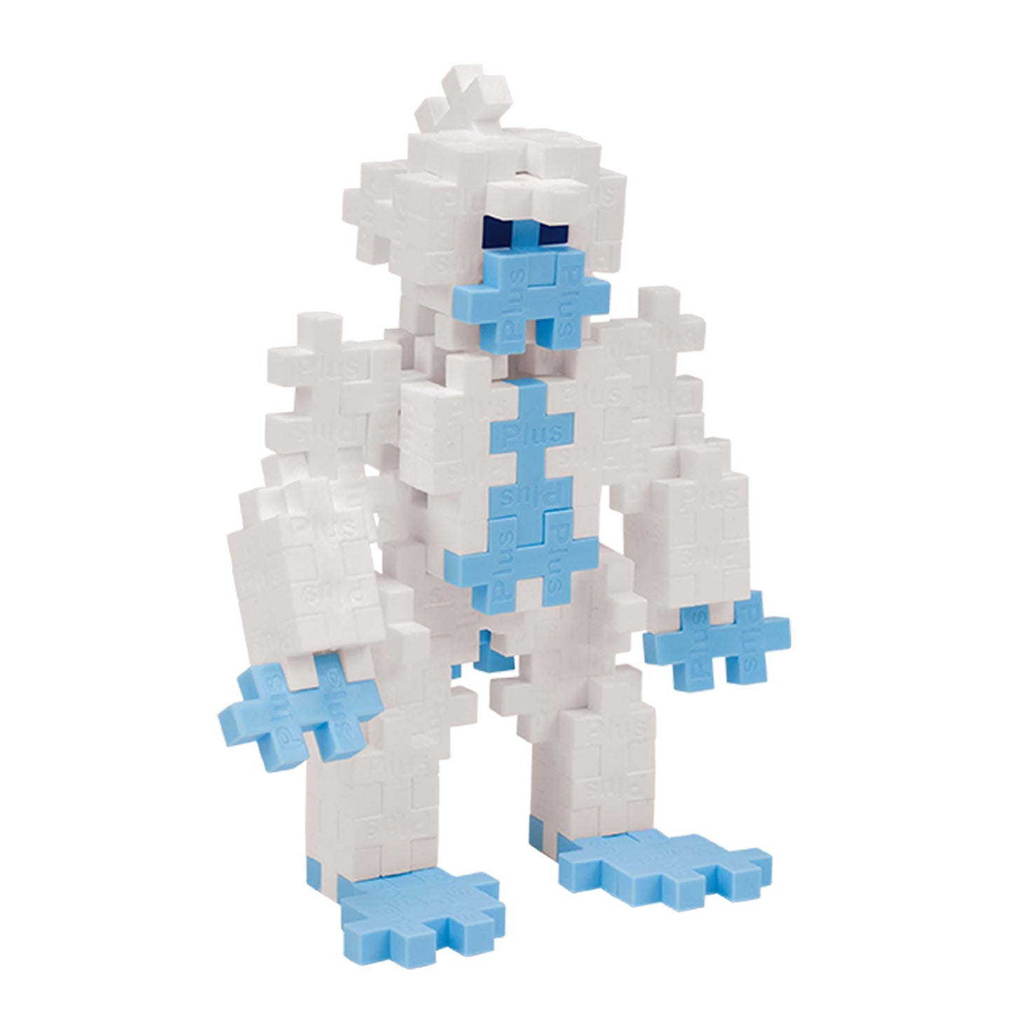 Plus Plus 3D Puzzle Building Block Set, 70 Mini Interlocking Pieces, Fun Holiday Activities For Kids - Yeti Mini Maker Tube