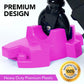 50 Strong Scooter Stand - Fits Most Scooters - Interlocking Offset Extra Stable Base - Pink
