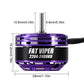 INJORA Fat Viper 2204 2400KV Brushless Outrunner Motor & Transmission for TRX4M 1/18 RC Upgrade