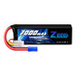 Zeee 4S Lipo Battery 7000mAh 14.8V 100C Soft Pack RC Battery EC5 Connector with Metal Plates for RC Car RC Truck RC Tank Racing 
