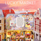 Kisoy Dollhouse Miniature with Furniture Kit  Handmade DIY House Model for Teens mature-themed Gift (Lucky Market)