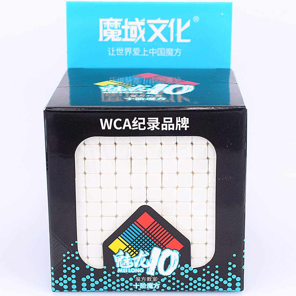 Liangcuber Moyu Meilong 10X10 Speed Cube Stickerless Meilong Puzzle Cube 10X10X10 Magic Cubes