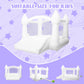 Aksport Inflatable Bounce House,White Castle Bounce House For Kids 3-6 Indoor & Outdoor Inflatable Bouncer House With Slide & Ai