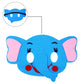 Jtnohx Felt Animal Masks, 10 Pcs Halloween Mask, Animal Costume For Birthday Party Supplies (Elephant Mask)