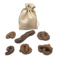Cooplay 6pcs Poop Prank Toy Different Shapes Simulation Realistic Dog Poo Model mature-themed Pooping Favors Funny Joke Trick Stool Faeces with Package for Halloween April Fools' Day Party