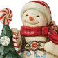 Jim Shore Snowman with Candy Cane Tree Hall Mark limited availability Sweet Christmas Traditions