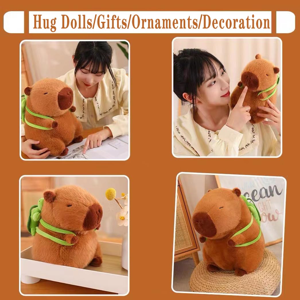 Generic 10'''' Capybara Plush Cute Stuffed Animal Plushies Super Soft Plush Toy Gift For Kids, Large, Brown