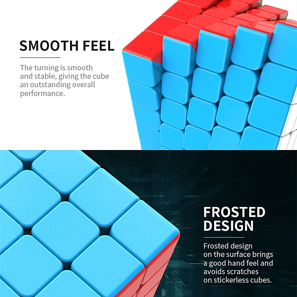 Liangcuber Moyu Meilong Speed Cube 5X5 Stickerless Meilong Puzzle Cube Education Toys Magic Cubes