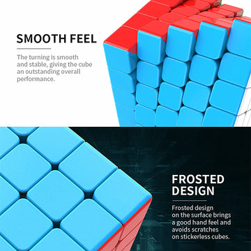 Liangcuber Moyu Meilong Speed Cube 5X5 Stickerless Meilong Puzzle Cube Education Toys Magic Cubes