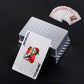 Tkocisa 2 Decks Waterproof Playing Cards Plastic Poker Cards, Foil Poker Cards Novelty Poker Cards Waterproof Deck Of Cards For