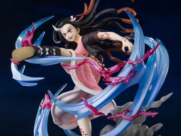 Tamashii Nations - Demon Slayer: Kimetsu No Yaiba - Nezuko Kamado -Demon Form Advancing Ver., Bandai Spirits Figuartszero Collectible Statue