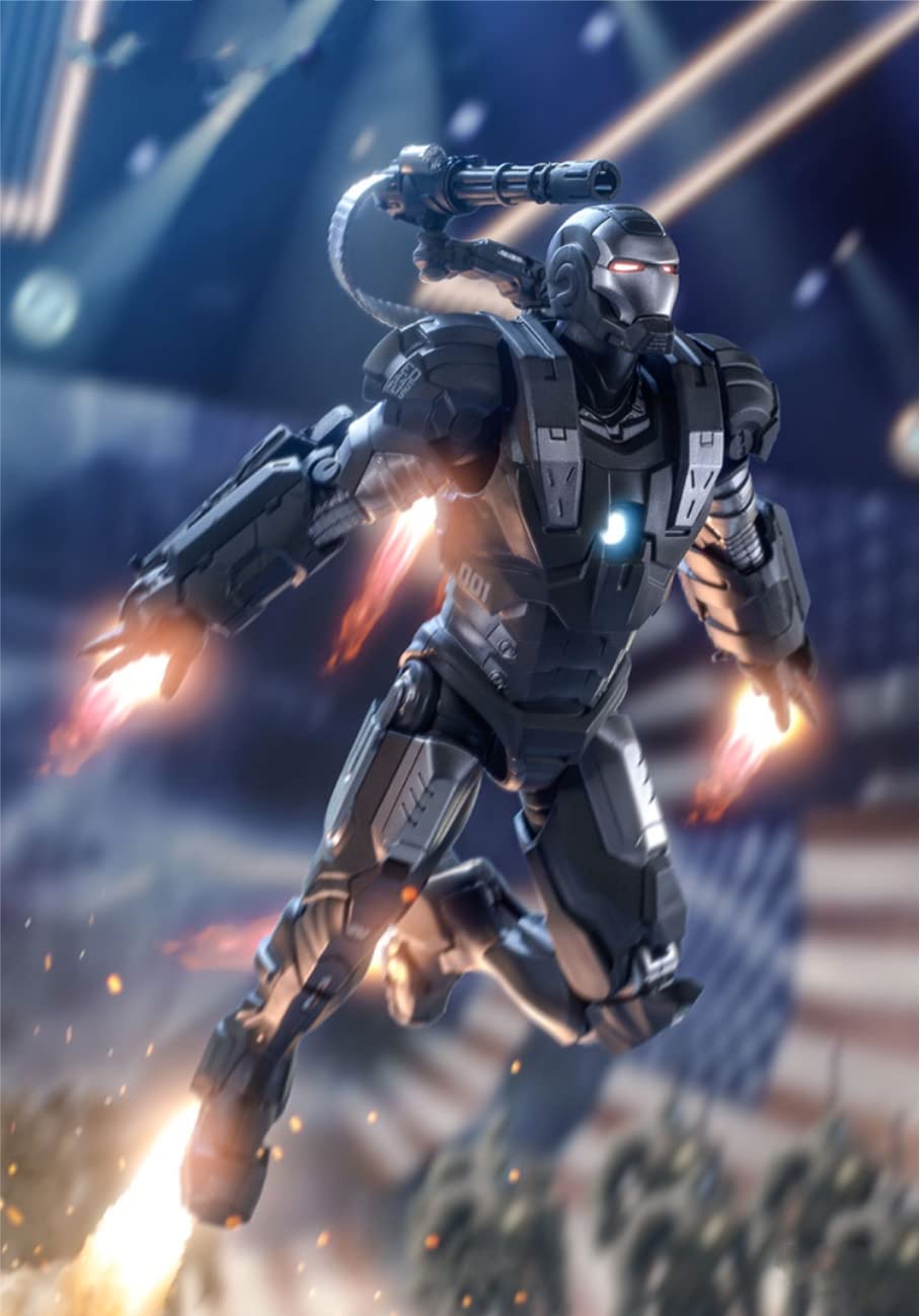 Lonullymege War Machine Mark1 Action Figure-2022 New Released 7 Inch Deluxe Painting Exquisite Collection Movable Model Toys (War Machine Mark1)