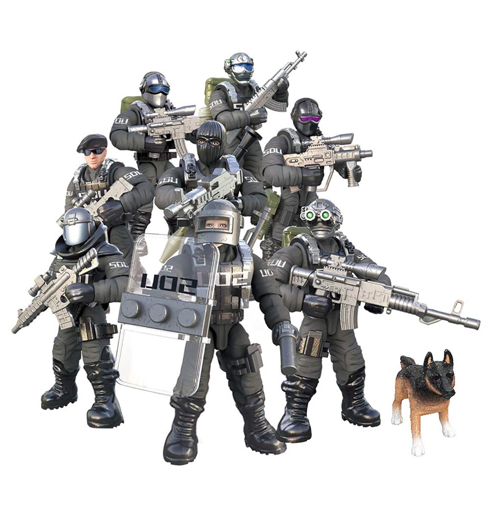 YEIBOBO ! Special Forces Mini Action Figure with Military  and Accessories (Flying Tigers Team XJ-822)
