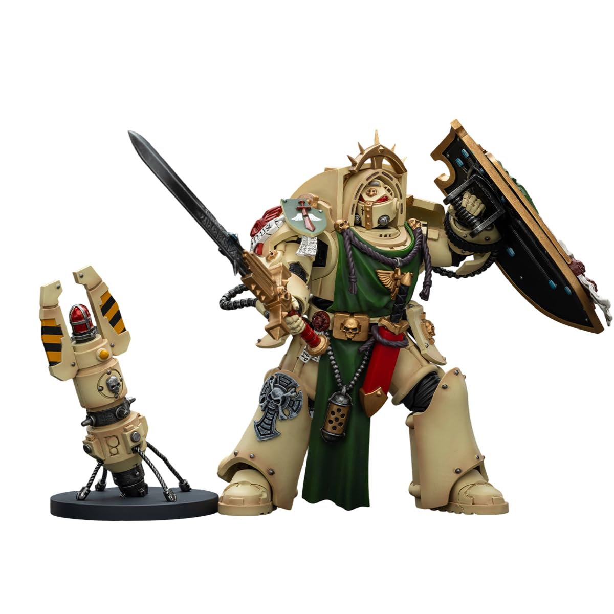 JOYTOY Warhammer 40,000 Dark Angels Deathwing Knight Action Figure 1/18 - JT02489, ABS, with Power Sword & Storm Shield