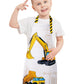 Wernnsai Kids Aprons For Boys - Truck Toddler Apron For Kids Paint Art Smock Waterproof Cooking Baking Painting Gardening Artist Chef Apron For Kids Age 6-10 Years