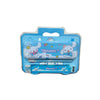 Salasaronix Cinnamoroll Stationery Set With Pencil Case, Ruler, Eraser And Sharpener, Blue, Pack Of 01 Set