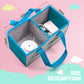 Pisosn Carrying Case For Toniebox Starter Set And Tonies Figurines, Travel Felt Cloth Musical Toy Folding Bag For Toniebox Accessories (Blue)
