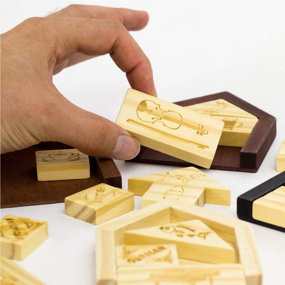 The Einstein Collection Einsteins House Riddle/Riddle Based Brain Game/Professor Puzzle 3D Brain Teaser Puzzles