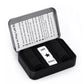 Bilywey Left Right Center Dice Game Set With 3 Dices + 36 Black Chips (Black)