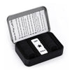Bilywey Left Right Center Dice Game Set with 3 Dice and 36 Black Chips - Plastic, Black