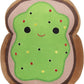 Squishmallow Oficial Kellytoy Food Squad Plush Toys Soft Plush Animal (Sinclair The Avocado Toast, 5 Inch)