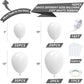 Nisocy White Balloons Arch Kit, 102Pcs 18In 12In 10In 5In Arch Garland For Wedding, Bride Engagement, Festival Picnic, Birthday,