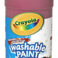16 Pack CRAYOLA LLC FORMERLY BINNEY & SMITH CRAYOLA WASHABLE PAINT 16 OZ RED