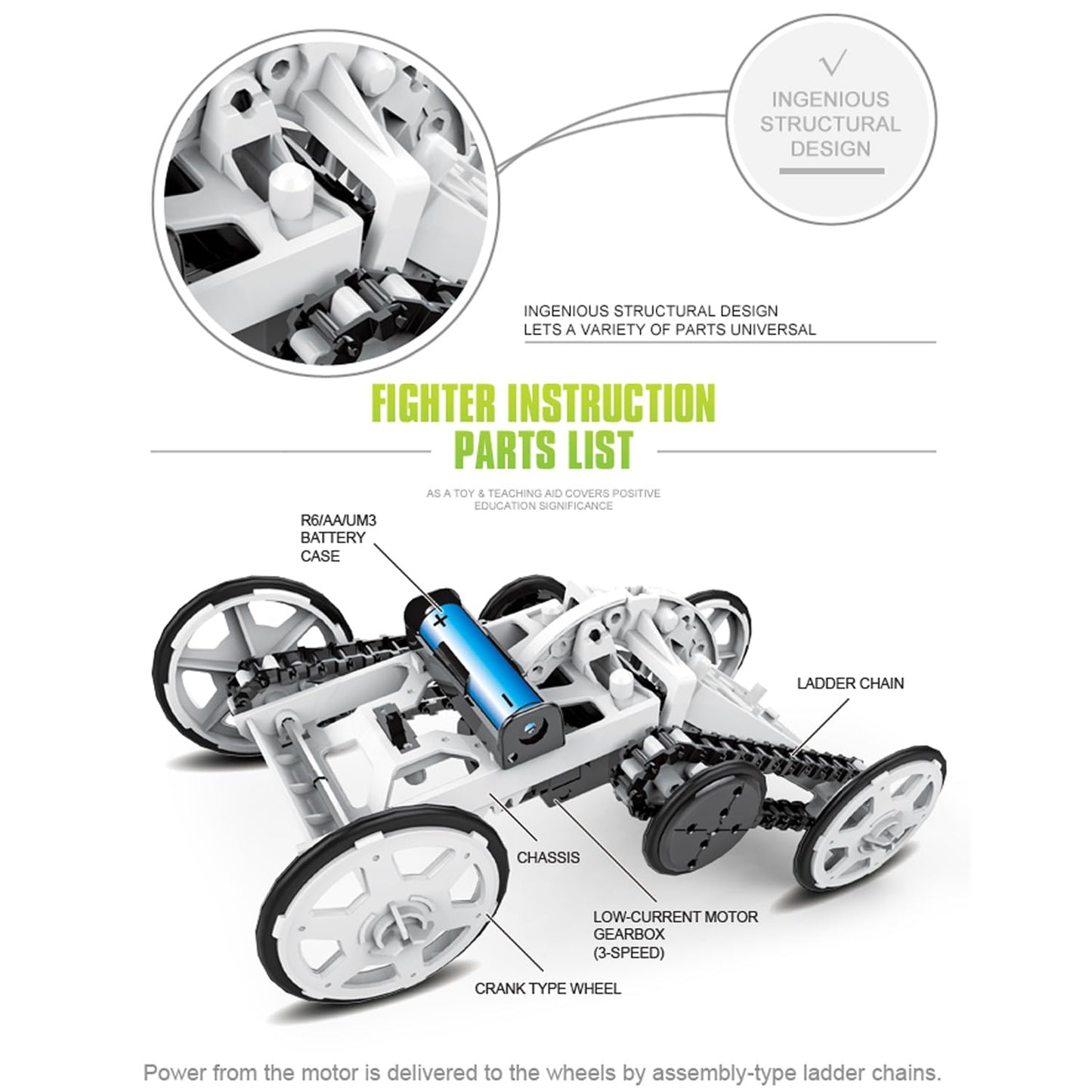 Orivast Stem Kits For Kids, 4Wd Climbing Robotics Projects For Kids Ages 8-12 | Electronics Circuits Engineering And Science Exp