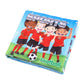 Atorse My First Soft Books Sensory Toy Interactive Rattle Book For Outdoor Toddlers Football